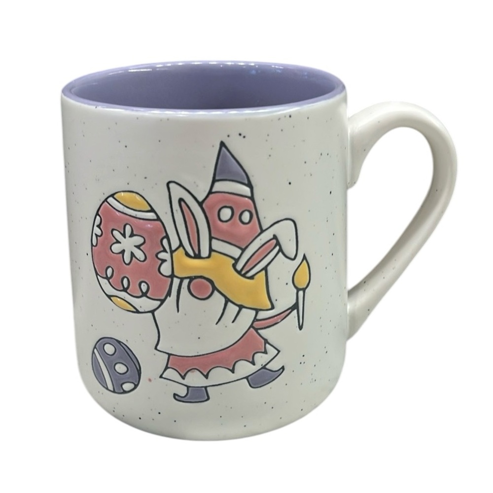 Carrot Patch Cottage | EUC Ceramic Gnome Easter Bunny Mug